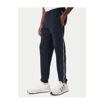 Pantaloni barbati -  bleumarin - bumbac si poliester -