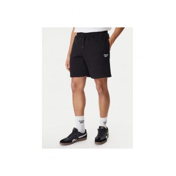 Pantaloni scurti sport Barbati -  negru - bumbac-poliester