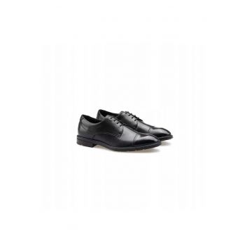 Pantofi derby barbati  X-Motion 150 - piele naturala - negru - Negru
