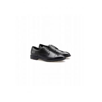 Pantofi derby barbati  X-Motion 150 - piele naturala - Negru