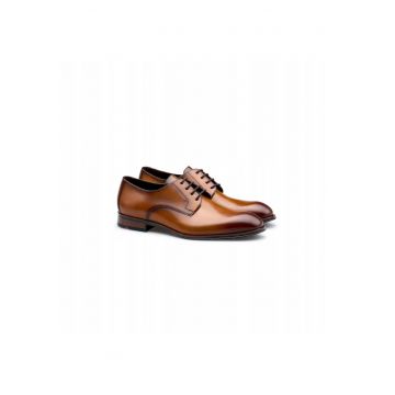 Pantofi derby  Core Plus 110 - piele maro - Maro