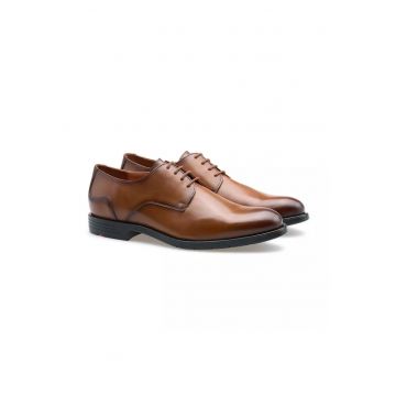 Pantofi derby din piele cu siret -