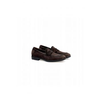 Pantofi derby  Eezy 240 - piele maro - 38754 - Maro