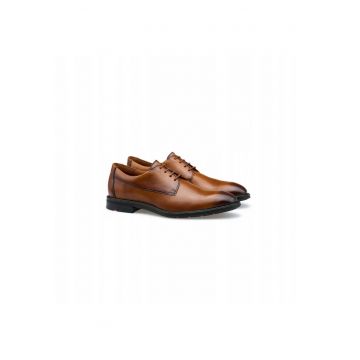 Pantofi derby  X-Motion 110 - piele maro cognac - Maro