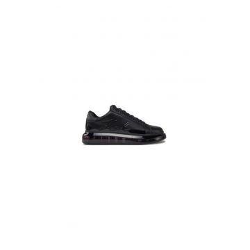 Pantofi sport barbati  305061270 - Piele naturala - Negru - Negru