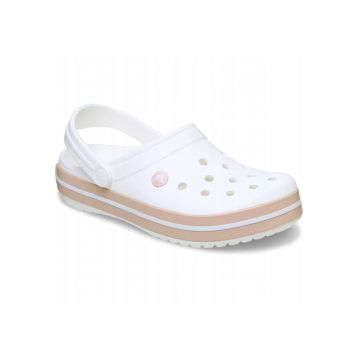 saboti barbati Crocband 11016 alb roz caramel