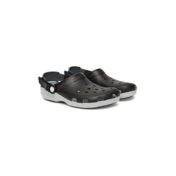 Saboti unisex -  plastic - negru -