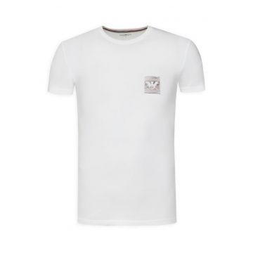 Tricou barbat -  alb - din bumbac