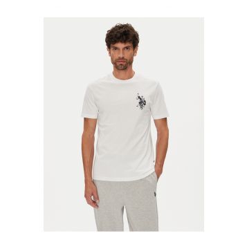 Tricou barbati  alb - bumbac