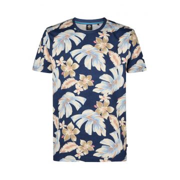 Tricou barbati  bleumarin - bumbac - imprimeu