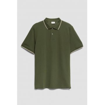 Tricou polo regular fit - Kaki inchis
