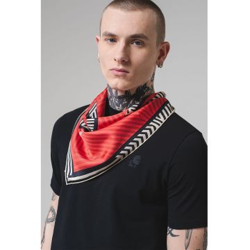 Tricou regular-fit cu model uni - Negru