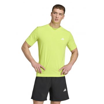 Tricou regular fit pentru fitness Essentials - Verde lime