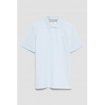 Tricou uni de bumbac - Albastru pastel