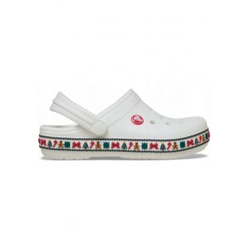 barbati - saboti - Crocband Holiday Clog 211921 - alb - Alb