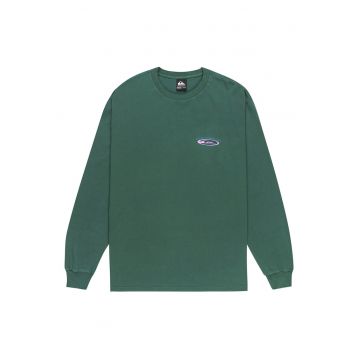 Bluza barbati -  bumbac organic - verde - Verde