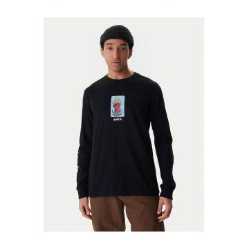 Bluza barbati -  maneca lunga - bumbac - negru - Negru