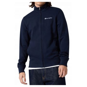 Bluza de trening cu detaliu logo brodat - Bleumarin