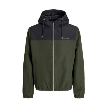 Geaca de tranzitie barbati Jack Jones bej - Verde