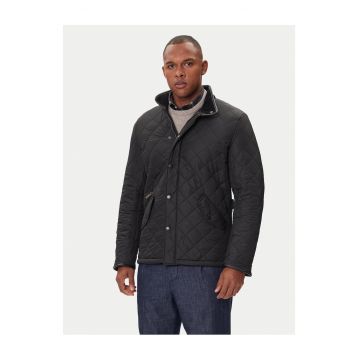 Geaca de tranzitie barbati -  slim fit - negru - poliester -