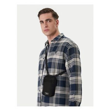 Geanta barbati -  material textil - negru - One Size INTL