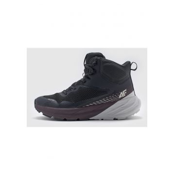 Ghete trekking barbati  impermeabile - sireturi reflectorizante - culoare violet - TPU si plasa respirabila -