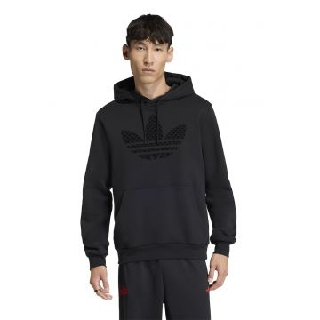 Hanorac cu logo - Negru
