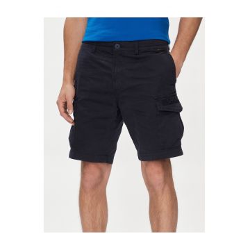 Pantaloni scurti barbati -  bleumarin - bumbac/elastan