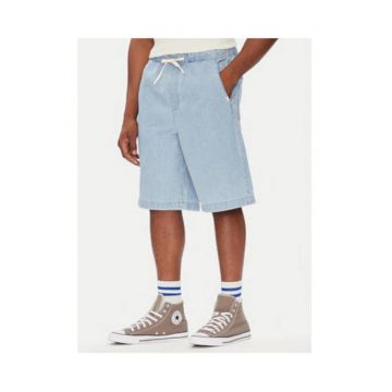 Pantaloni scurti barbati -  denim/bumbac - albastru -