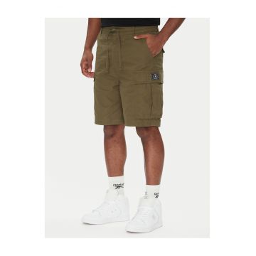Pantaloni scurti barbati  verde - bumbac