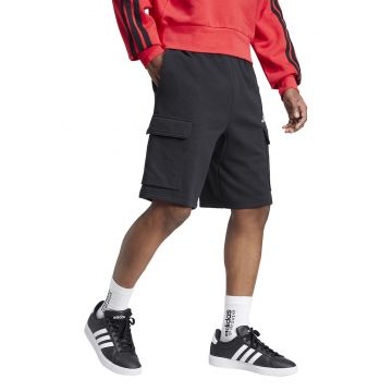 Pantaloni scurti cu snur - Alb/Negru