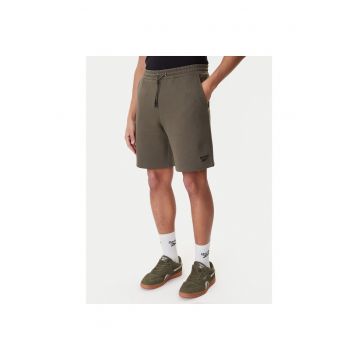 Pantaloni scurti sport barbati -  bumbac si poliester - verde