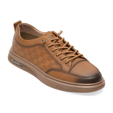 Pantofi sport BITE THE BULLET maro, 70612, din piele naturala