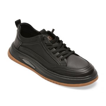 Pantofi sport BITE THE BULLET negri, 86050, din piele naturala