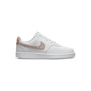 Pantofi sport  Court Vision Low Next Nature FN7323 - piele ecologica - alb