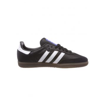 Pantofi sport de piele si piele intoarsa - cu detalii contrastante Samba