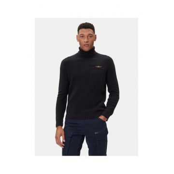 Pulover barbati - dwqf - Negru