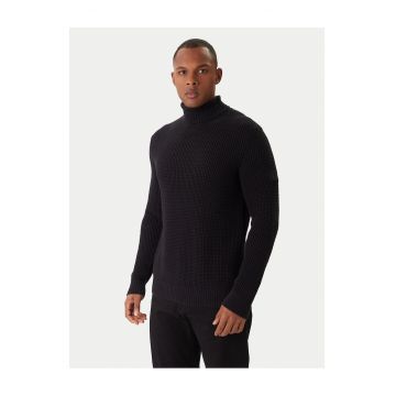 Pulover barbati  negru - bumbac -