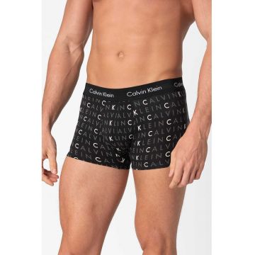 Set de boxeri cu talie joasa - 3 perechi - Alb/Negru/Gri
