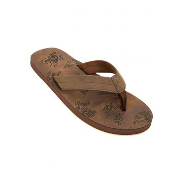 Slapi barbati -  design tropical - talpa din cauciuc