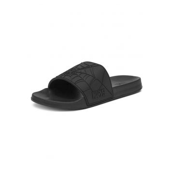 Slapi barbati -  negru - material sintetic - design ergonomic -