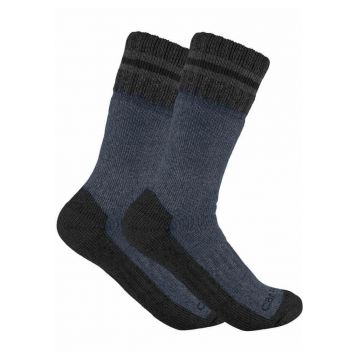 Sosete -  lana - bleumarin/negru - 46-49