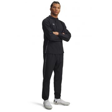 Trening slim-fit cu imprimeu logo si fermoar - pentru fotbal Challenger Pro - Alb/Negru