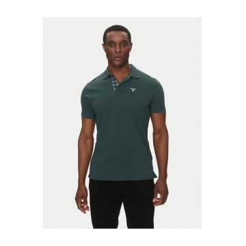 Tricou barbati -  bumbac - verde - 95% bumbac - 5% elastan