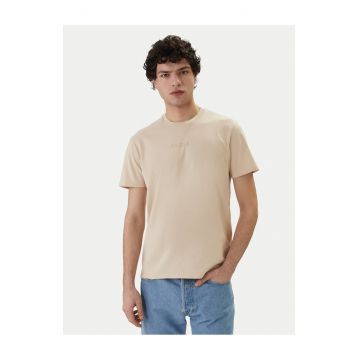 Tricou barbati -  din bumbac - bej