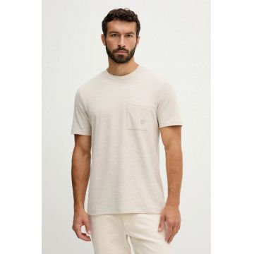Tricou barbati  MW0MW39365 L INTL Bej