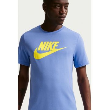 Tricou cu imprimeu logo Icon Futura - Galben/Albastru lavanda
