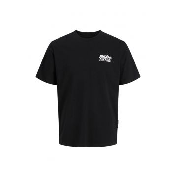 Tricou JACK &JONES Club Back Photo 60227 - Negru