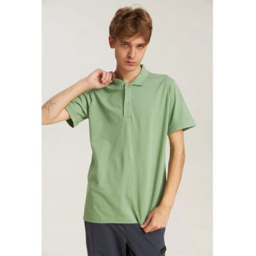 Tricou polo Bumbacel - bumbac - verde - Verde