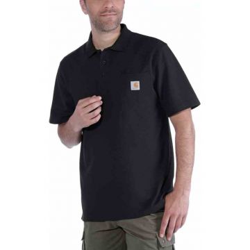Tricou Polo  Poliester/Bumbac - Negru 45654 - Negru
